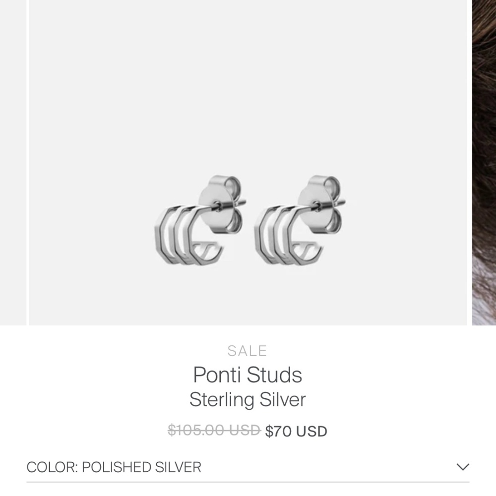 Miansai Silver Earrings